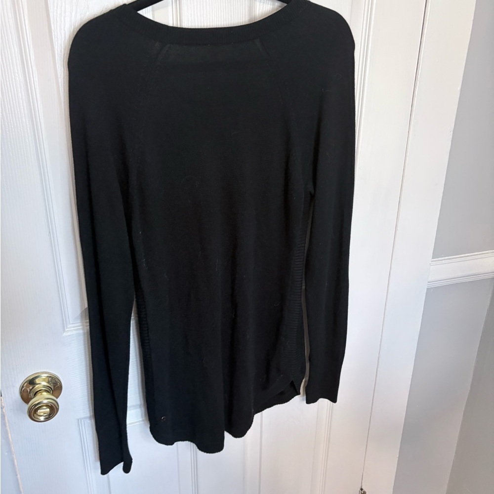 Lululemon Hello Aloe Pullover – Black – Size 8 | Soft Luxe Travel & Work Layer - Picture 10 of 10